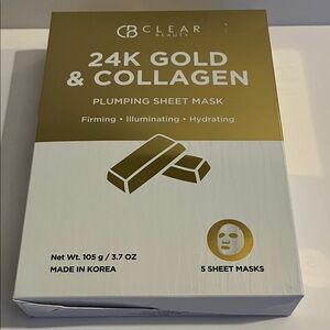 24K Gold & Collagen Plumping Sheet Mask